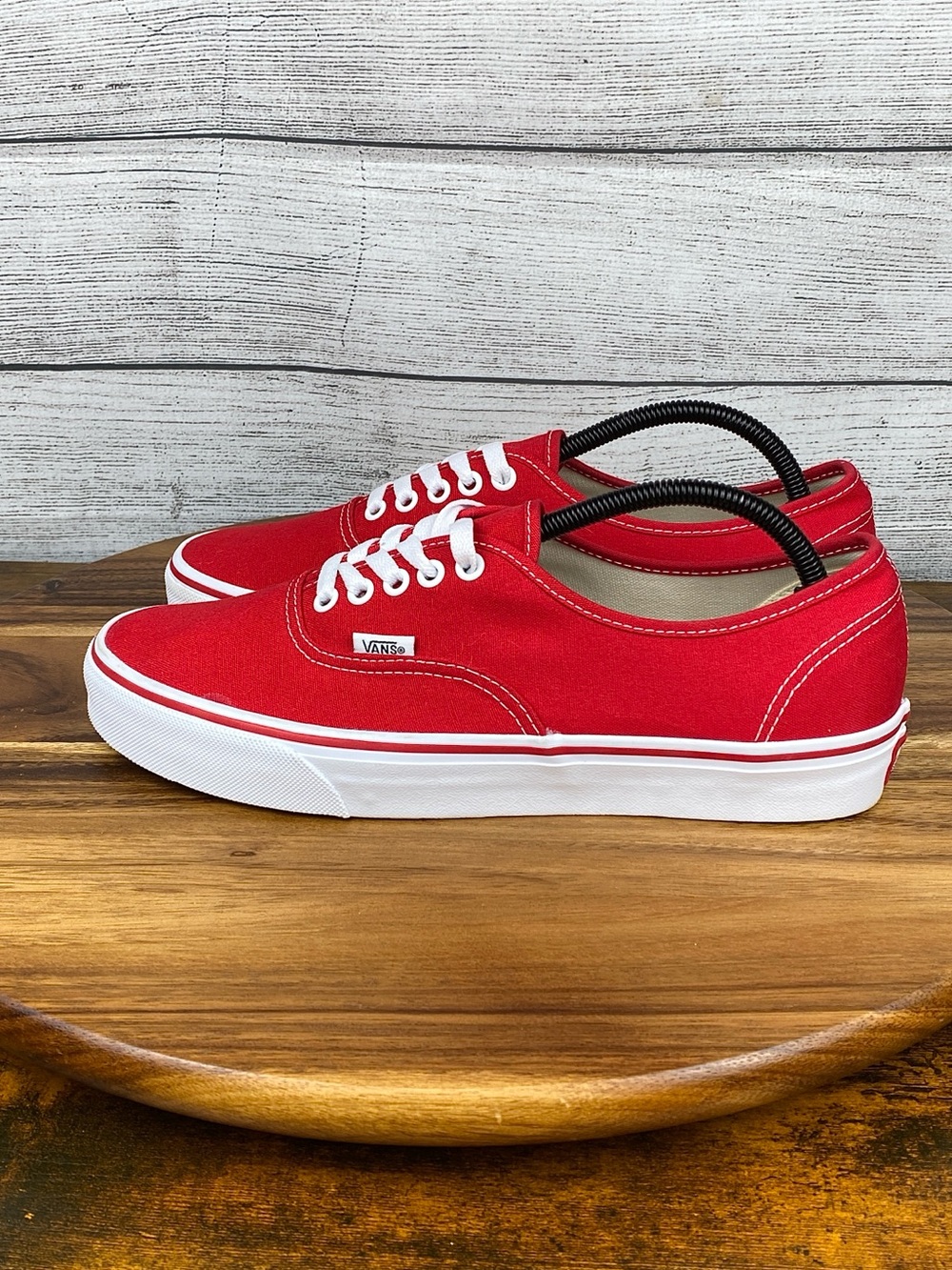 Vans Authentic Lace Up Classic Red Sneaker Women’s Size 11 / Men’s Size 9.5